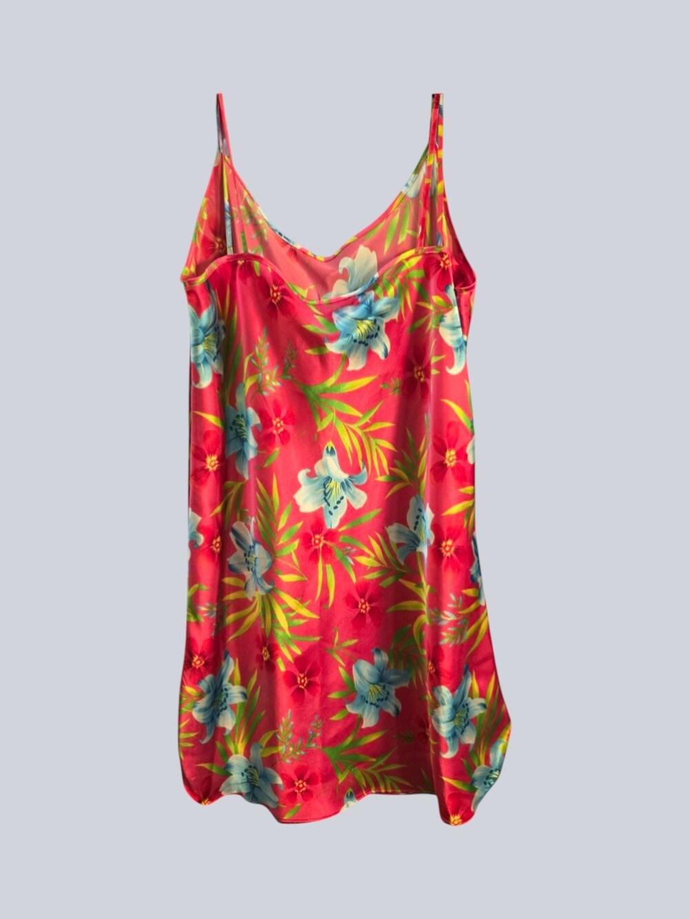 Secret Treasures Women’s Floral Nightgown L Plus Adjustable Straps Polyester